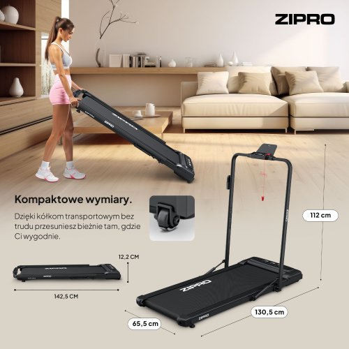 Zipro Newlite - Kompaktowa Bieżnia Elektryczna