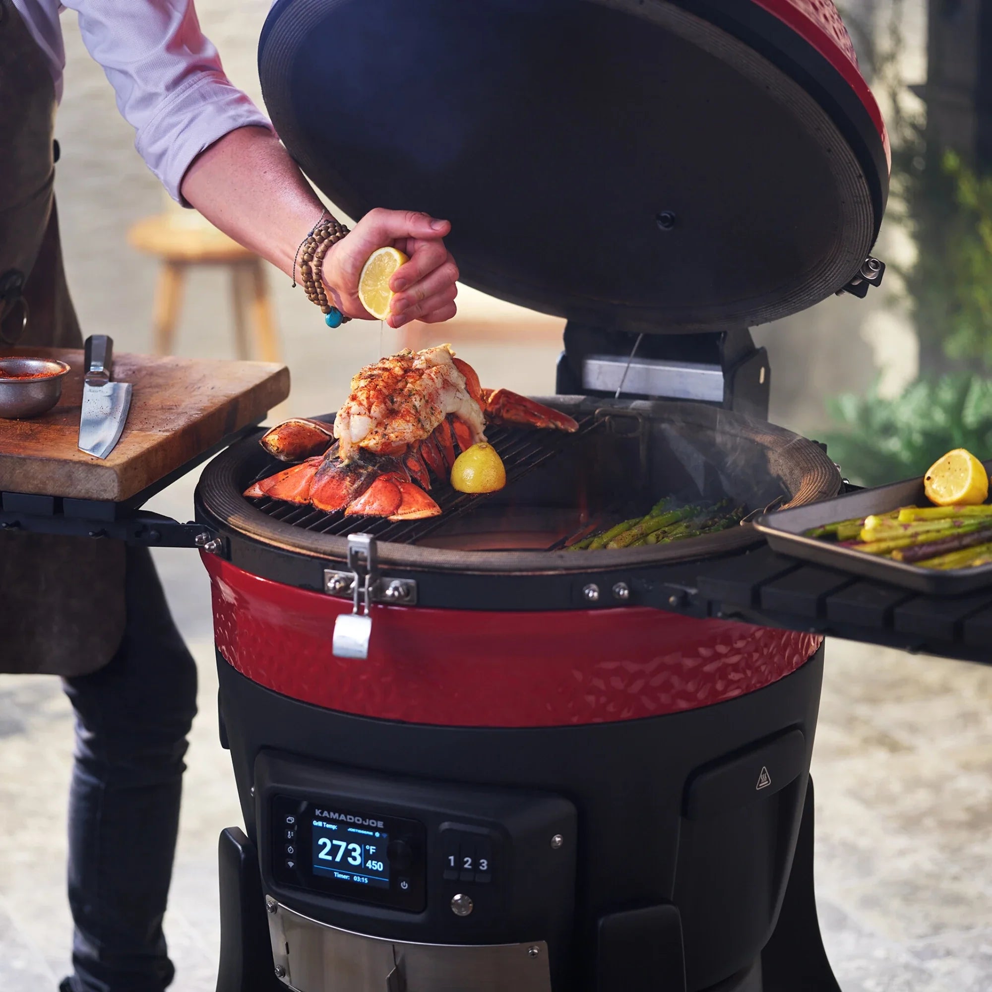 KAMADO JOE KONNECTED - INTELIGENTNY GRILL Z KONTROLĄ APLIKACJI