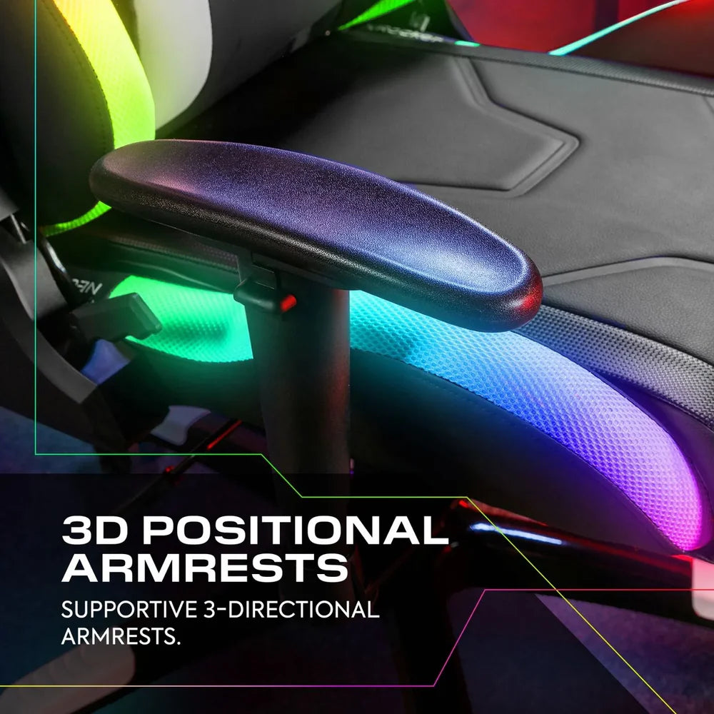 X ROCKER - AGILITY ESPORTS FOTEL GAMINGOWY Z RGB NEO MOTION SYNC™