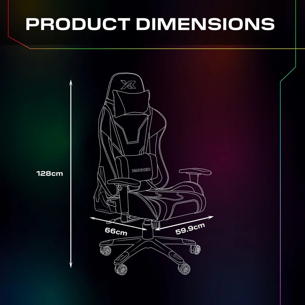 X ROCKER - AGILITY ESPORTS FOTEL GAMINGOWY Z RGB NEO MOTION SYNC™