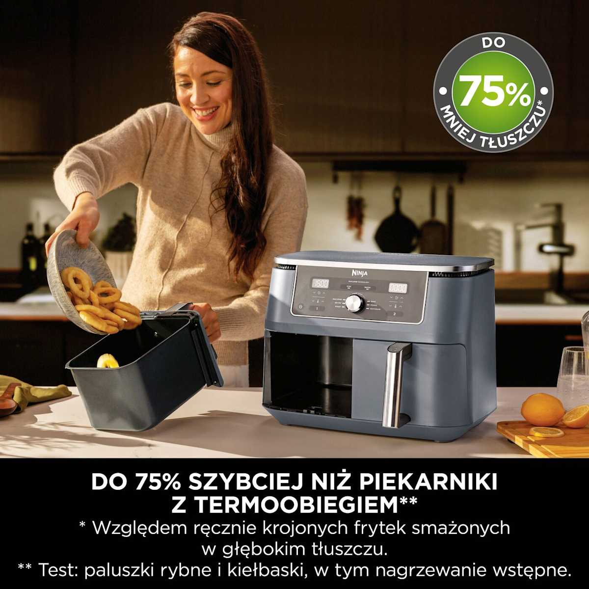 Ninja MAX | Air Fryer 9,5L | Dual Zone 6-w-1