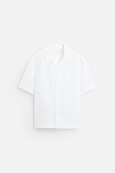 Premium linen summer set white