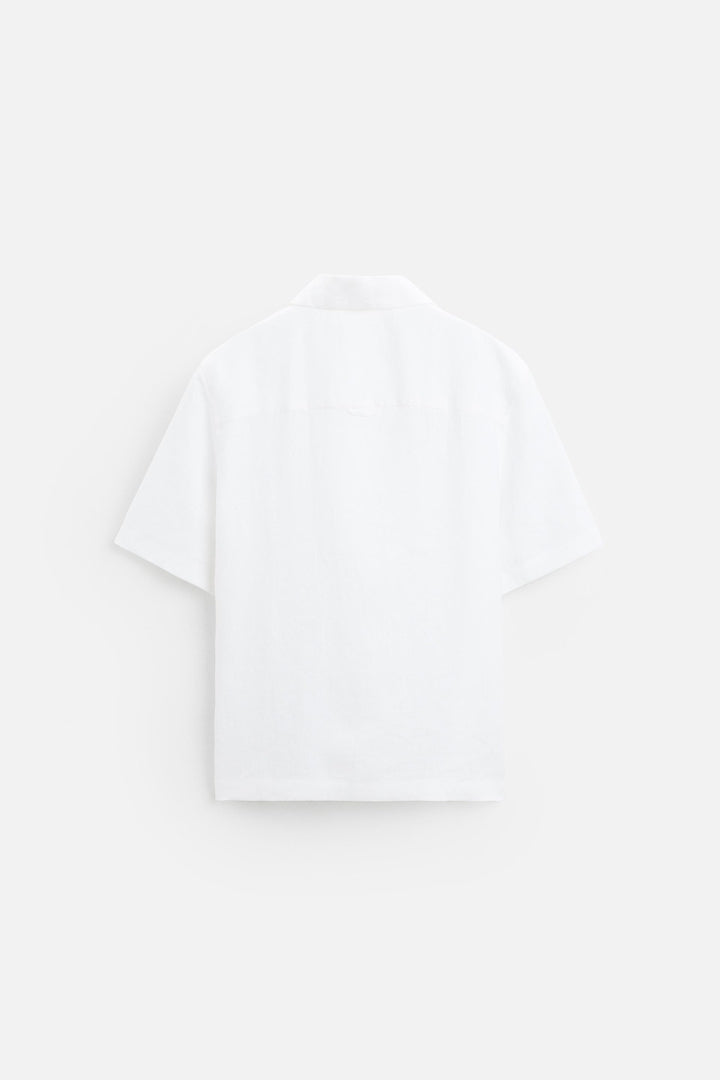 Premium linen summer set white