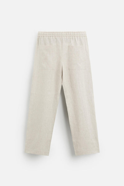 Linen trousers light beige