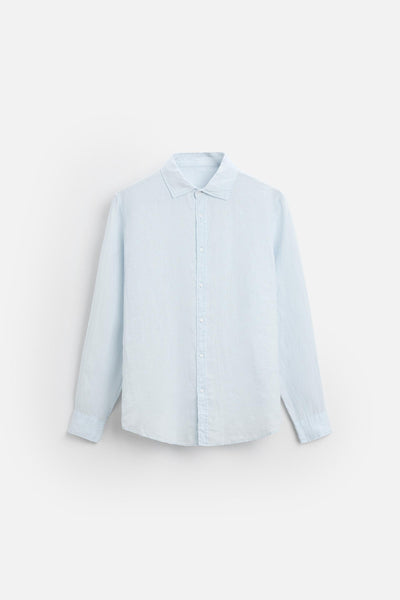 Linen shirt light blue