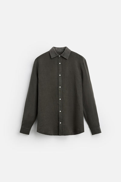 Linen shirt gray/brown/green or something