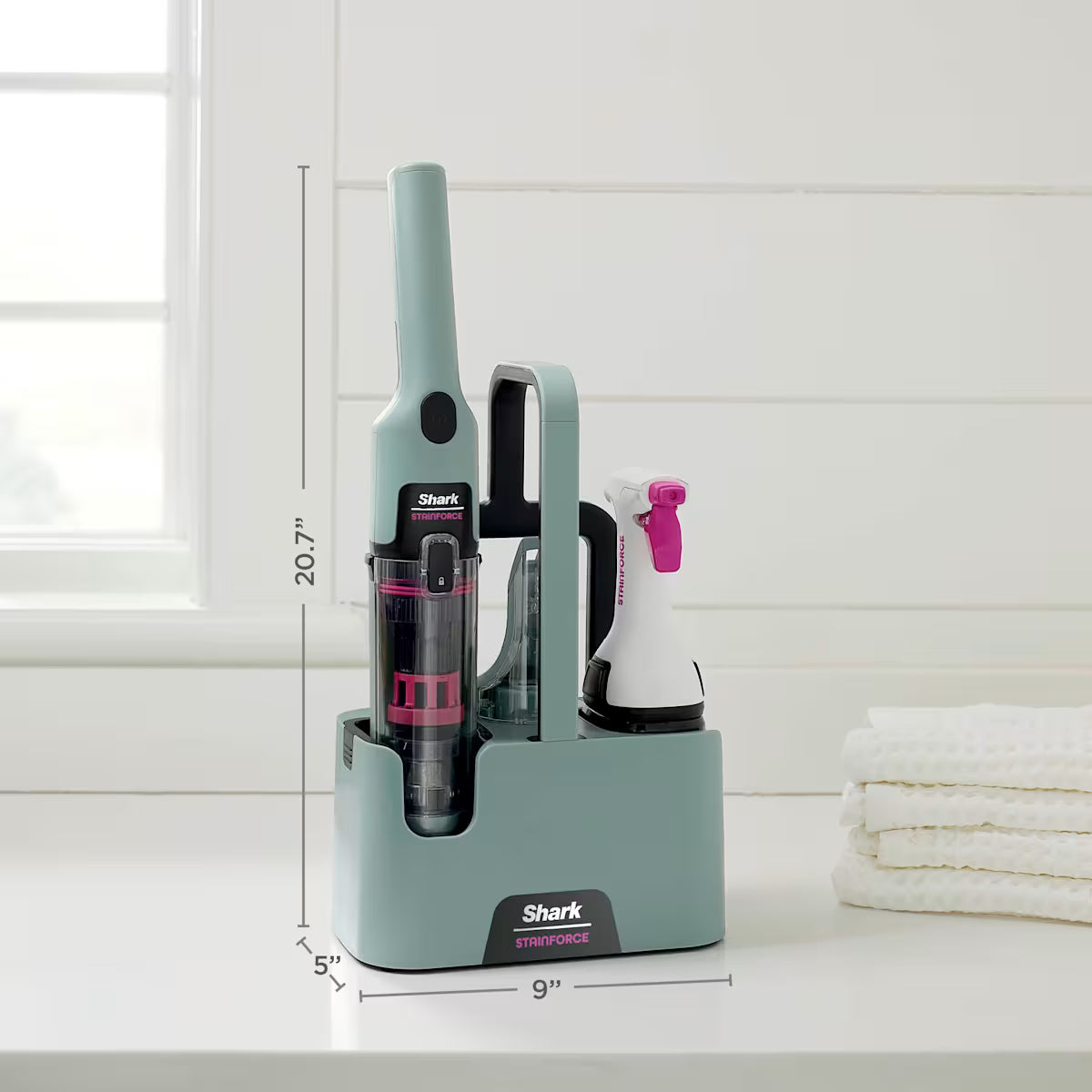 Zestaw przenośnego urządzenia do usuwania plam Shark StainForce™