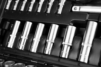 NEO Zestaw Kluczy Nasadowych 216 el. 1/2" 1/4" 3/8" - Klucze Nasadowe CrV