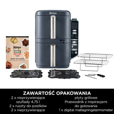 Ninja MAX | Air Fryer 9,5L | Dual Zone 6-w-1