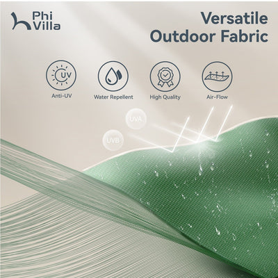 15ft Double-Sided Patio Extra Large Twin Umbrella with Base