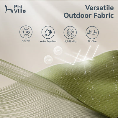 15ft Double-Sided Patio Extra Large Twin Umbrella with Base